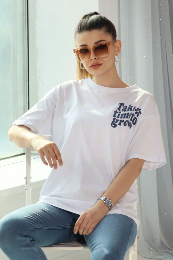 T-Shirt Beyaz - 22312