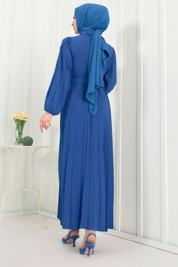 Elbise Mavi - 22228 MAVİ
