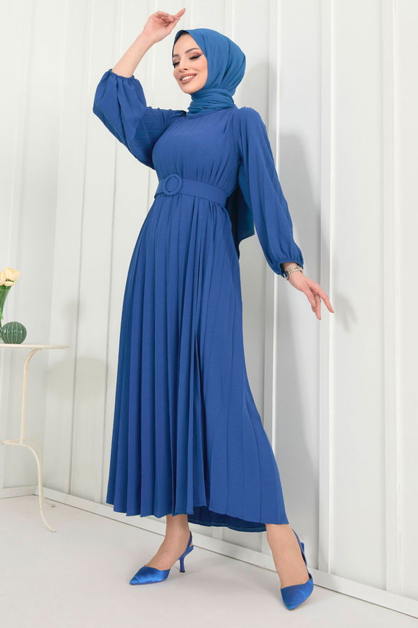 Elbise Mavi - 22228 MAVİ