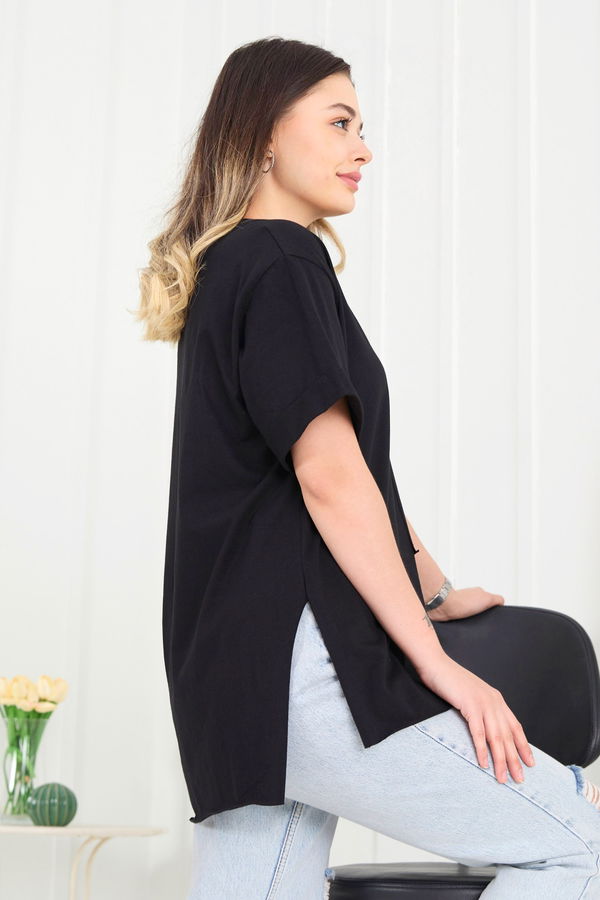 T-Shirt Siyah - 22369
