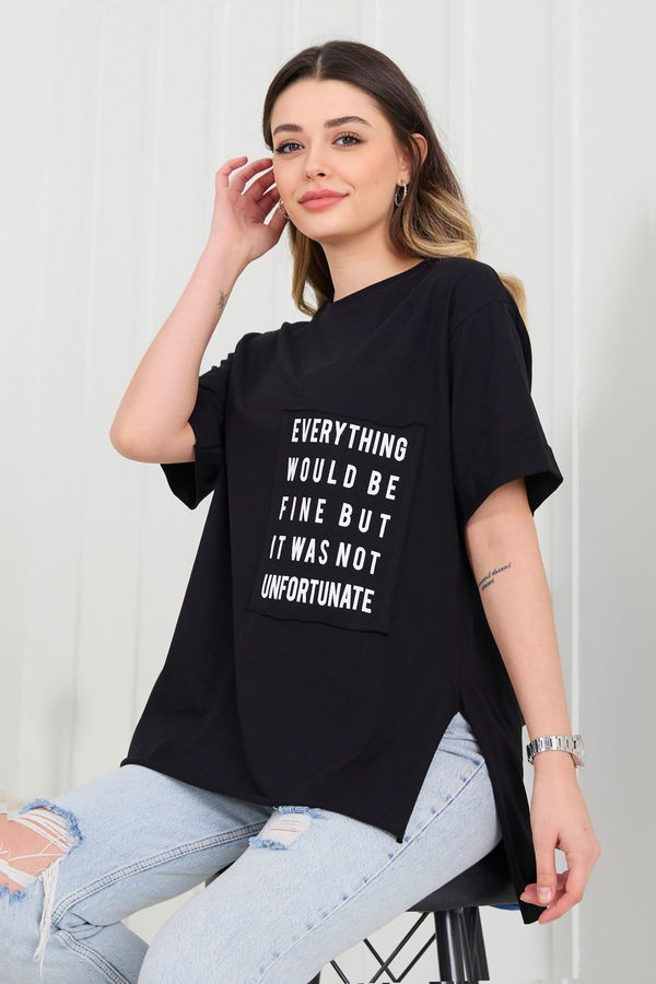 T-Shirt Siyah - 22369