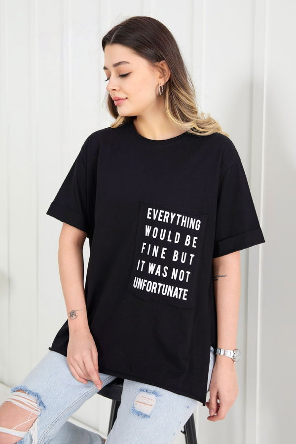 T-Shirt Siyah - 22369