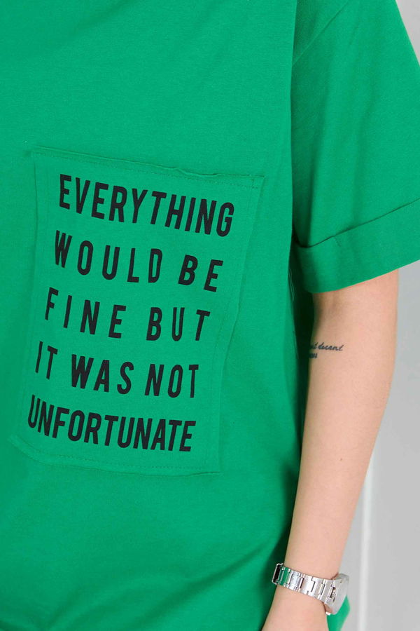 T-Shirt Yeşil - 22369