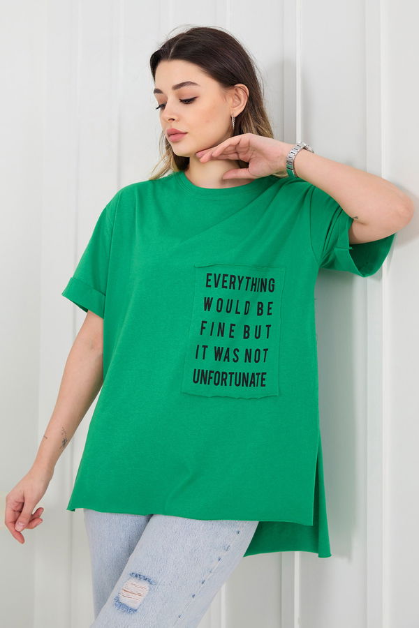 T-Shirt Yeşil - 22369