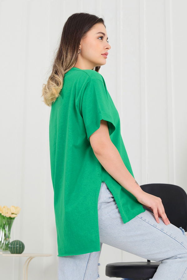 T-Shirt Yeşil - 22369