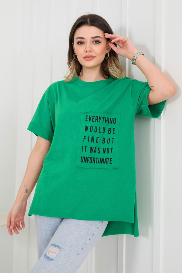 T-Shirt Yeşil - 22369