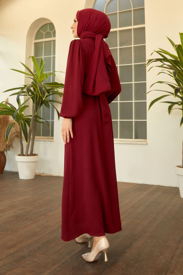 Elbise Bordo - 22294