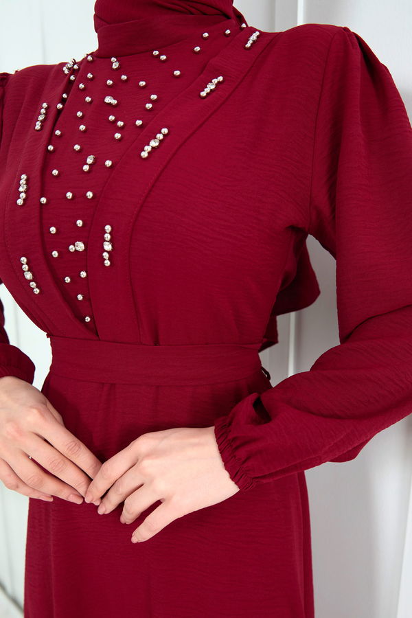 Elbise Bordo - 22304 BORDO