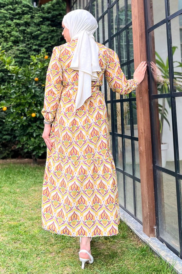 Elbise Sarı - 22362 Sarı