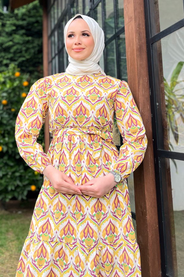 Elbise Sarı - 22362 Sarı