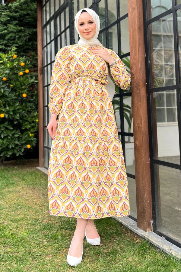Elbise Sarı - 22362 Sarı