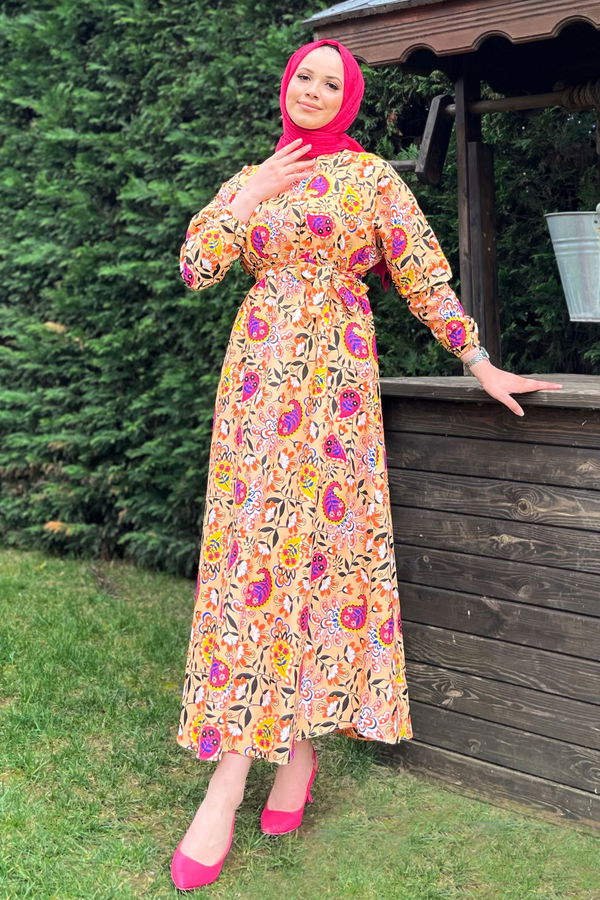 Elbise Sarı - 22363