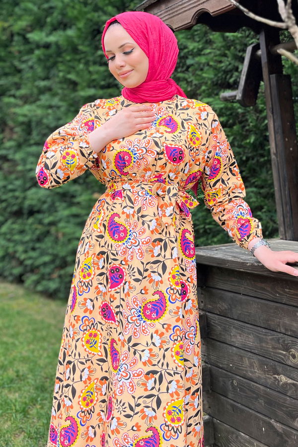 Elbise Sarı - 22363