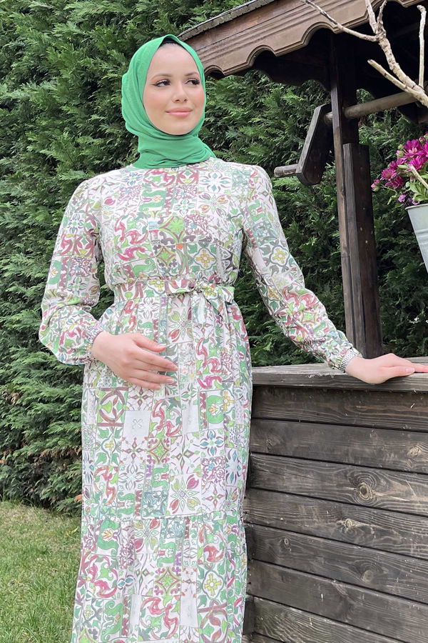 Elbise Yeşil - 22360