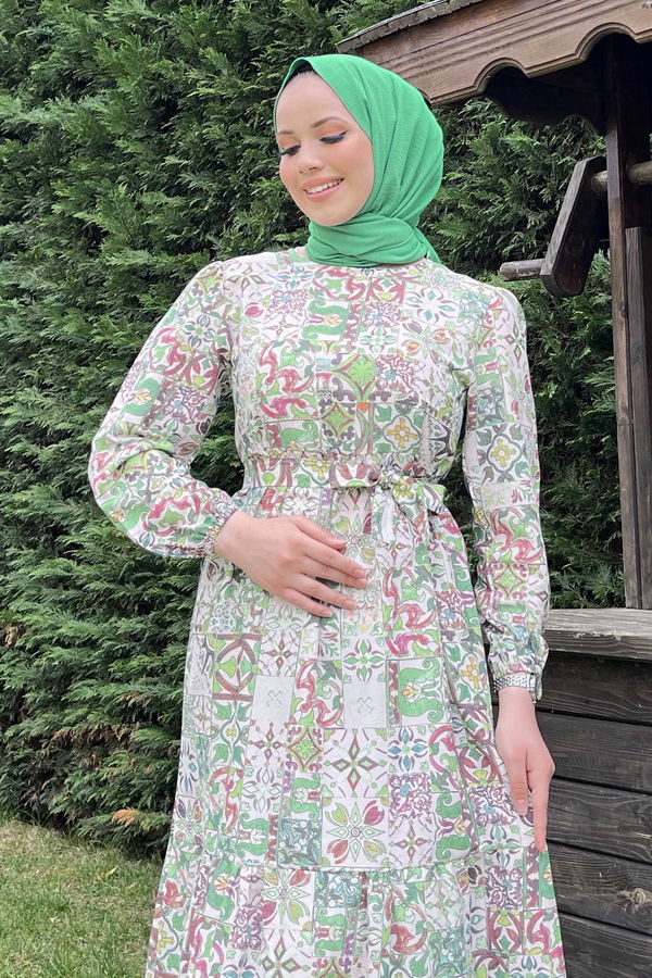 Elbise Yeşil - 22360