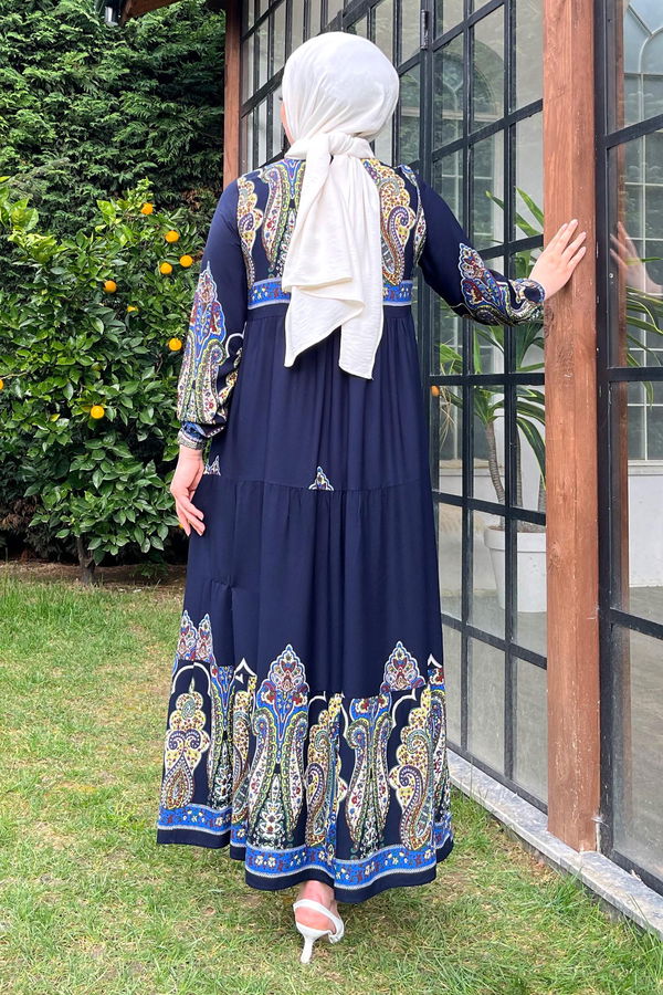 Elbise Lacivert - 22367 LACİVERT