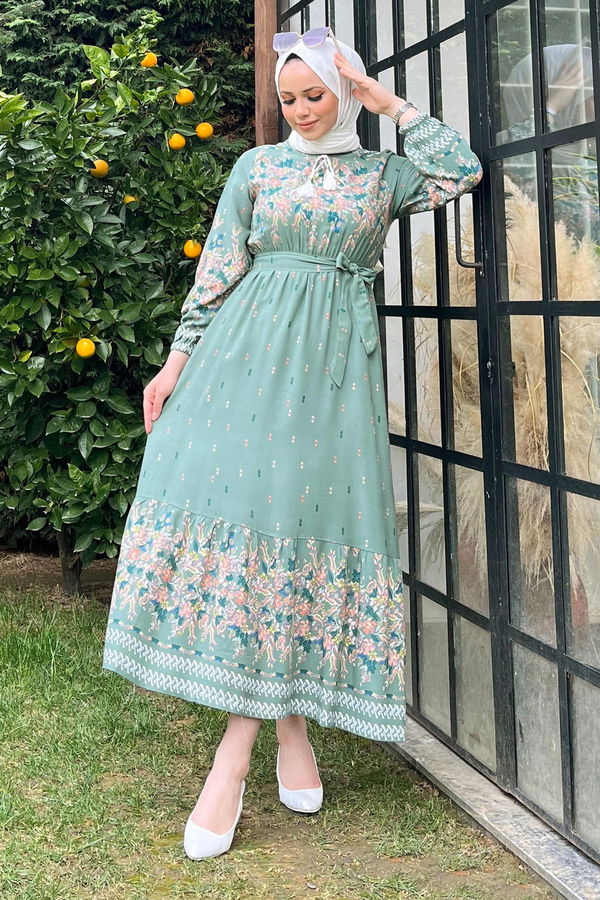 Elbise Yeşil - 22377 YEŞİL
