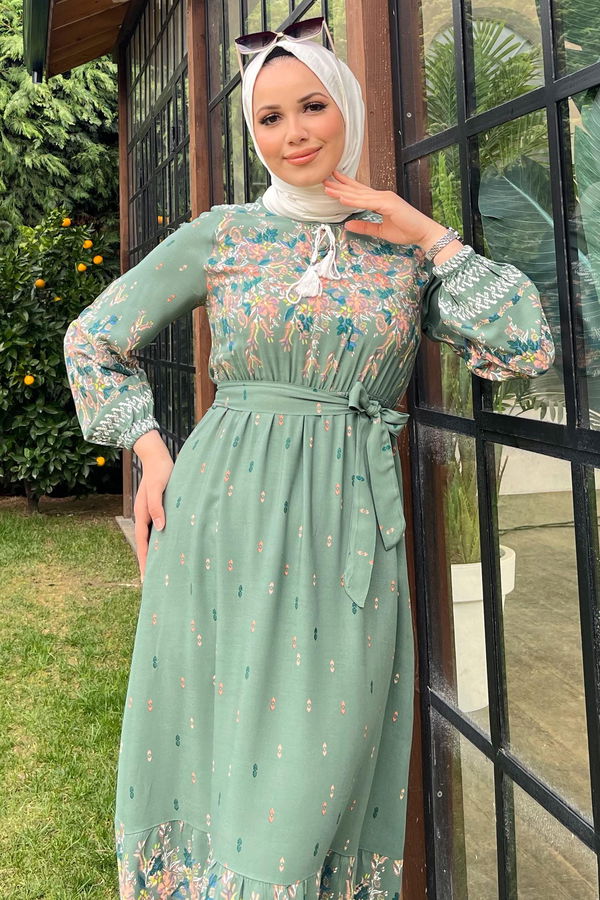 Elbise Yeşil - 22377 YEŞİL