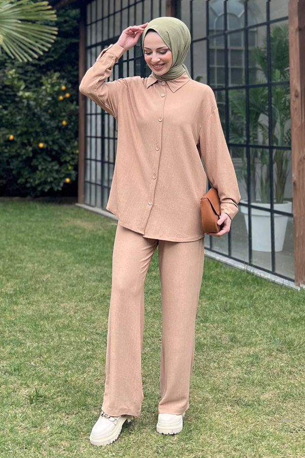 Tunik Pantolon Vizon - 11437 VİZON