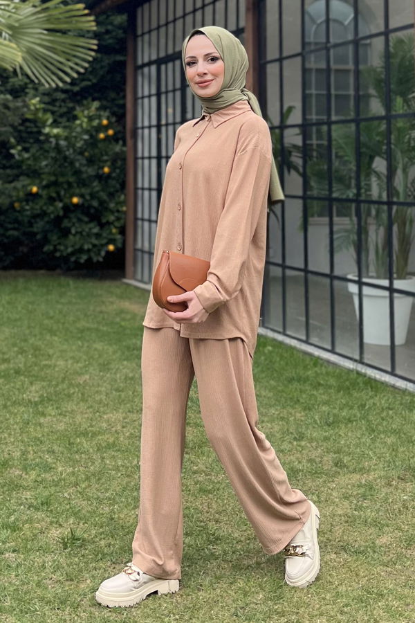 Tunik Pantolon Vizon - 11437 VİZON