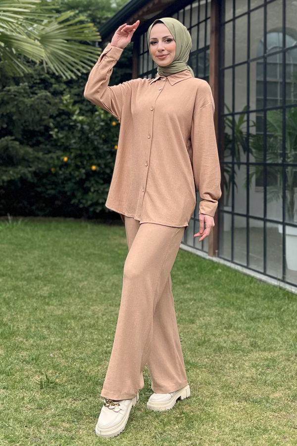 Tunik Pantolon Vizon - 11437 VİZON