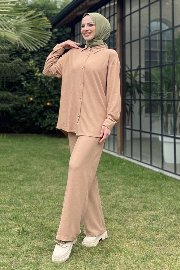 Tunik Pantolon Vizon - 11437 VİZON