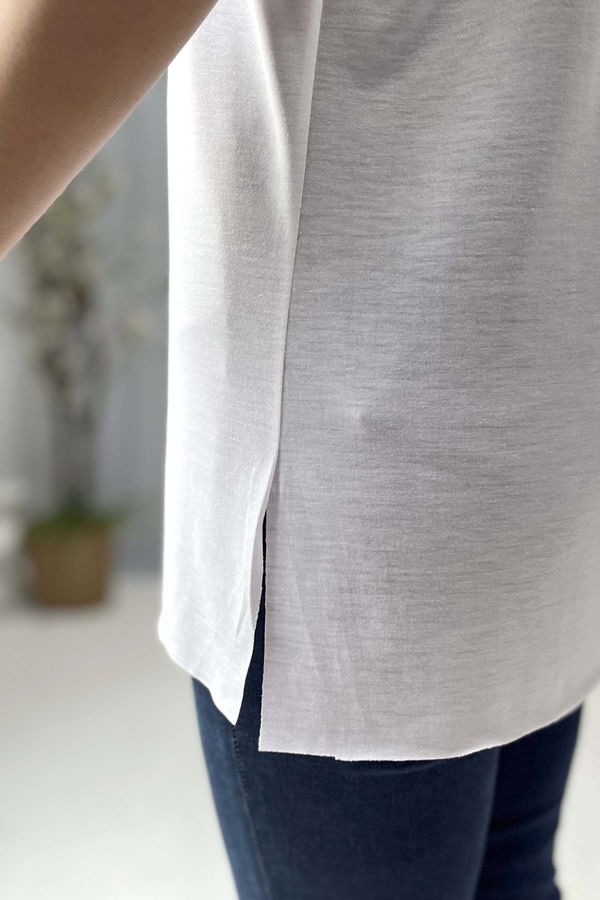 T-Shirt Beyaz - 22249