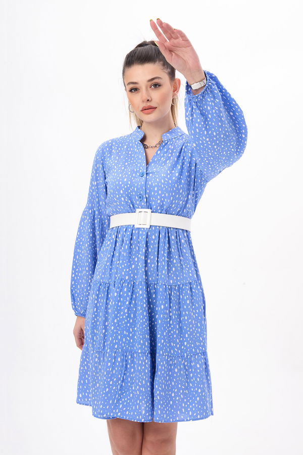 Elbise Mavi - 22047 MAVİ