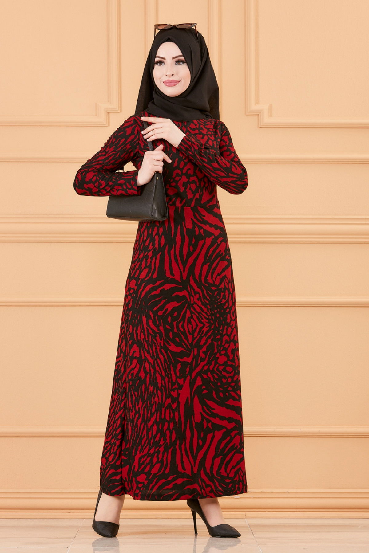 ELBISE Bordo - 8768