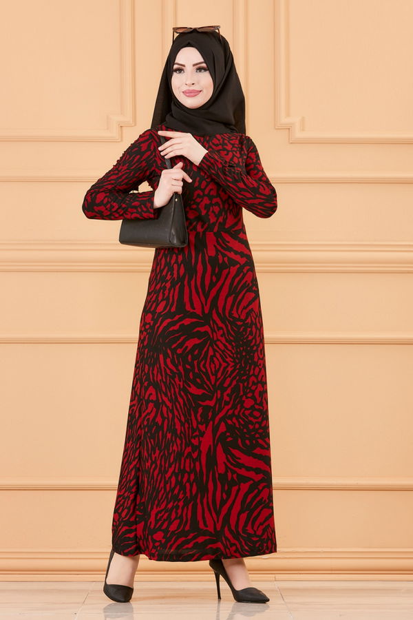 ELBISE Bordo - 8768