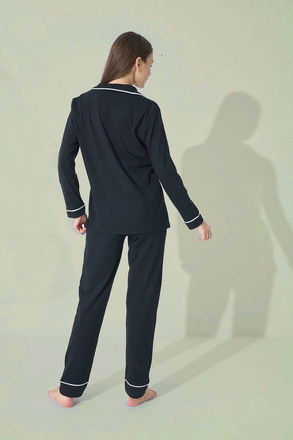 Pijama Takımı Siyah - 60001 SİYAH