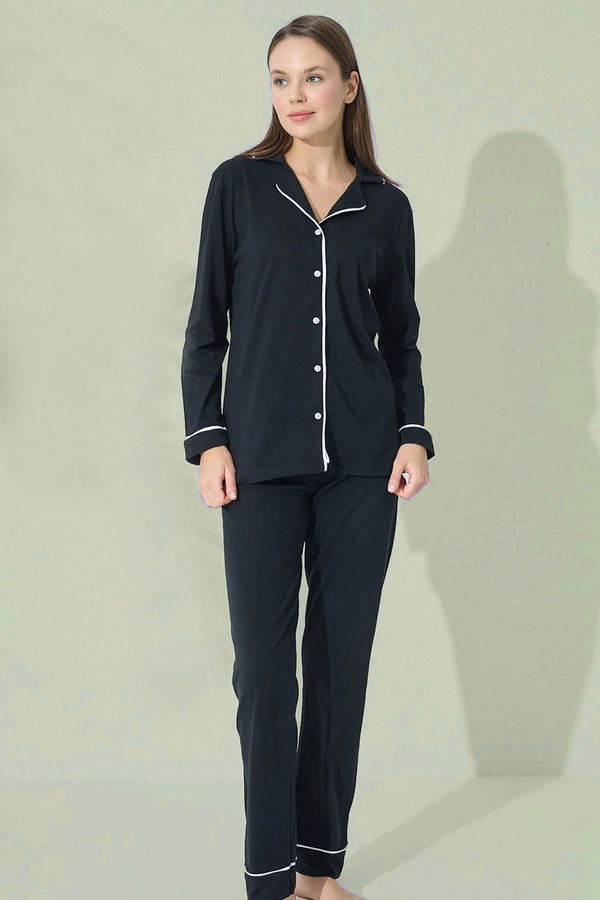 Pijama Takımı Siyah - 60001 SİYAH