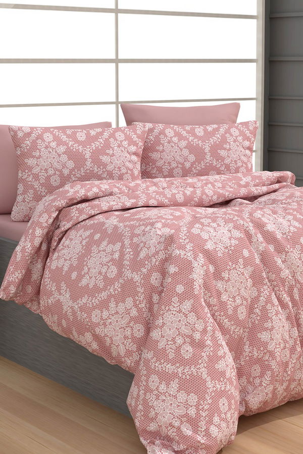 Pembe Çift Kişilik Nevresim Seti  - 60000 PEMBE