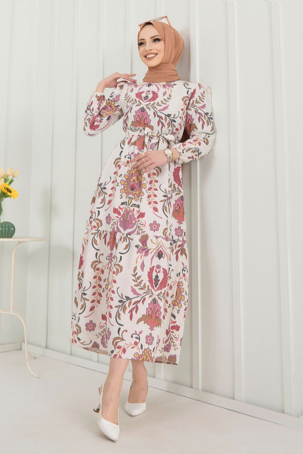 Elbise Pembe - 22358