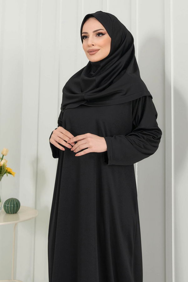 Namaz Elbisesi Siyah - 11519