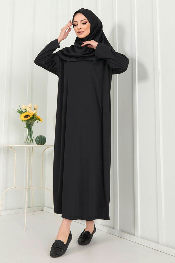 Namaz Elbisesi Siyah - 11519