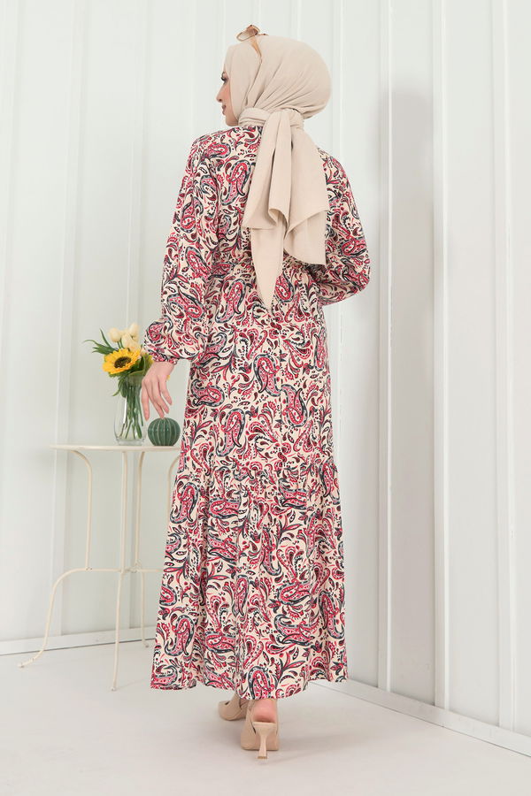 Elbise Kırmızı - 22399 Kırmızı