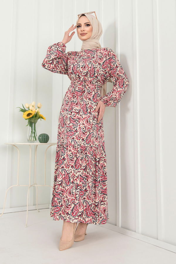 Elbise Kırmızı - 22399 Kırmızı
