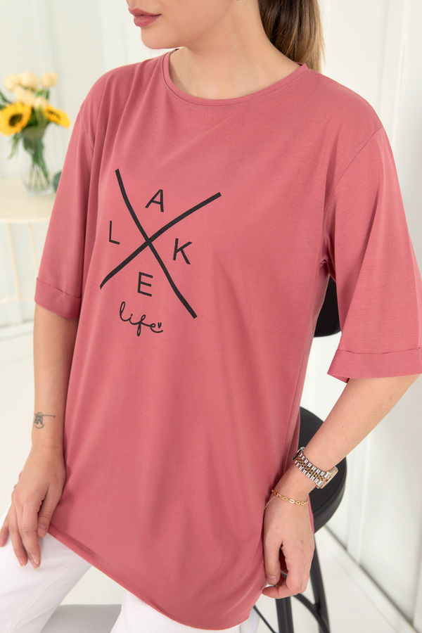 T-Shirt Pembe - 22248 PEMBE
