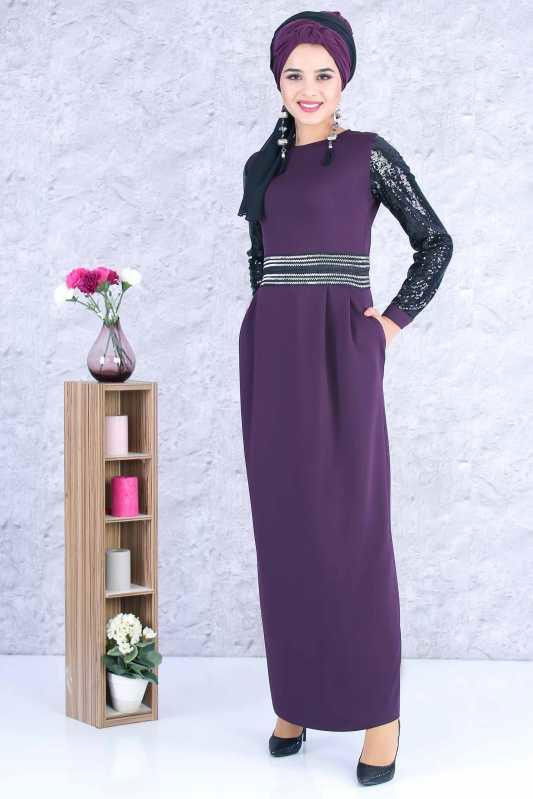 Elbise Mor - 02 0959 Mor - 959