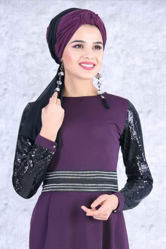 Elbise Mor - 02 0959 Mor - 959