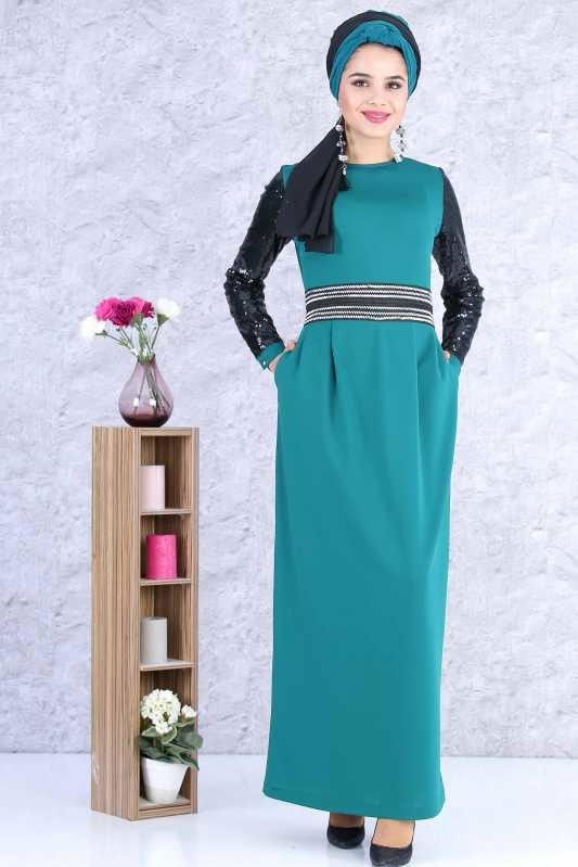 Elbise Zümrüt - 02 0959 Yeşil - 959