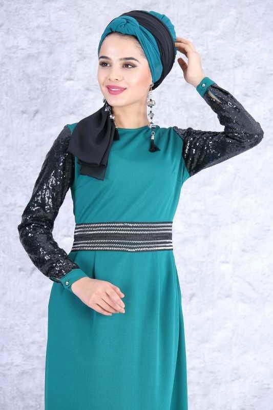 Elbise Zümrüt - 02 0959 Yeşil - 959