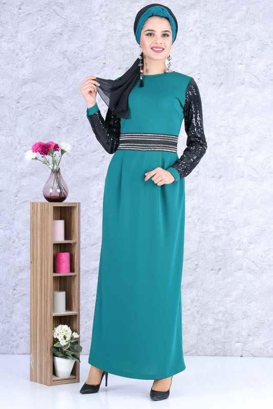 Elbise Zümrüt - 02 0959 Yeşil - 959