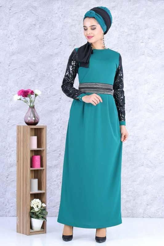 Elbise Zümrüt - 02 0959 Yeşil - 959
