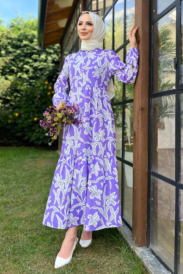 Elbise Lila - 22434