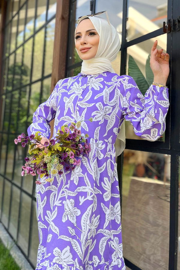 Elbise Lila - 22434
