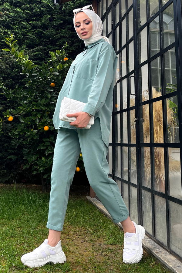 Tunik+Pantolon Yeşil - 11508