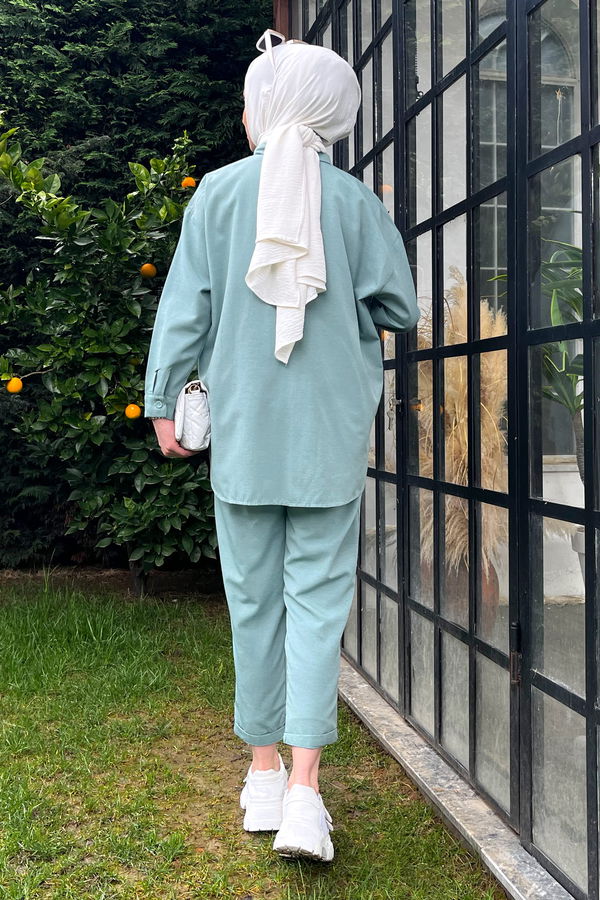 Tunik+Pantolon Yeşil - 11508