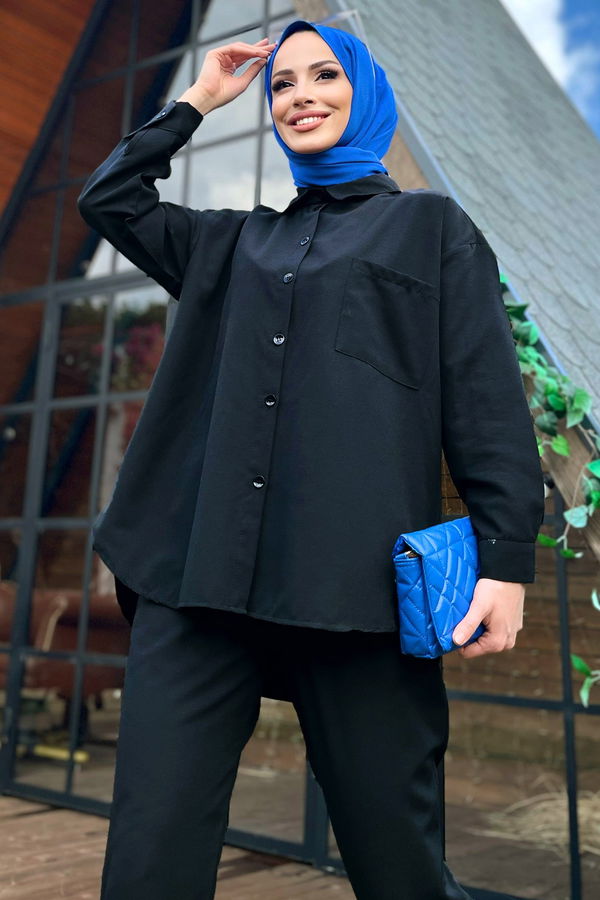 Tunik+Pantolon Siyah - 11508